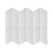 Canyon Chevron Blanco Right 10cm x 30cm Wall Tile
