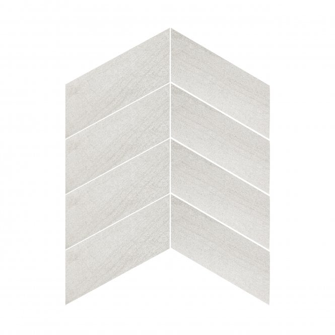 Canyon Chevron Cream Right 10cm x 30cm Wall Tile