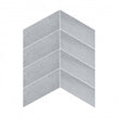 Canyon Chevron Gris Left 10cm x 30cm Wall Tile