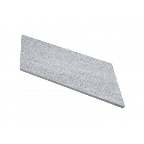 Canyon Chevron Gris Right 10cm x 30cm Wall Tile