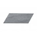 Canyon Chevron Nero Left 10cm x 30cm Wall Tile