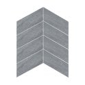 Canyon Chevron Nero Left 10cm x 30cm Wall Tile