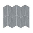 Canyon Chevron Nero Left 10cm x 30cm Wall Tile