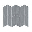 Canyon Chevron Nero Right 10cm x 30cm Wall Tile