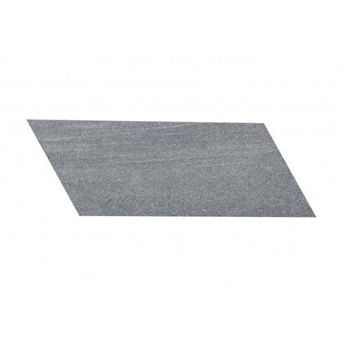Canyon Chevron Nero Right 10cm x 30cm Wall Tile