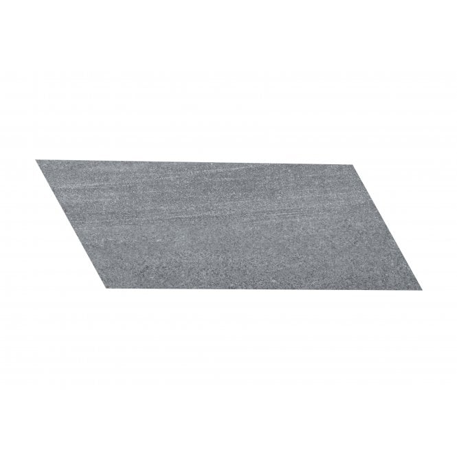 Canyon Chevron Nero Right 10cm x 30cm Wall Tile