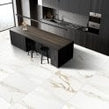 Capel Gold Matt 80cm x 80cm Marble Effect Floor Tile