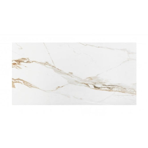 Capel Gold Polished 60cm x 120cm Marble Effect Tiles
