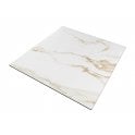 Capel Gold Satin 60cm x 60cm Marble Effect Tiles