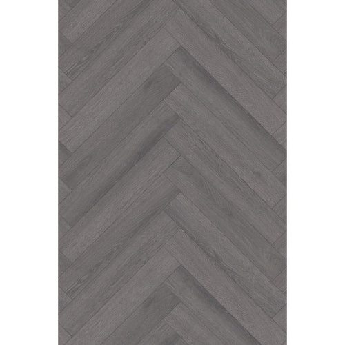 Carbon Grey Herringbone Laminate 10cm x 60cm x 8mm (1.8 Sq/M Per Pack)