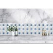 Carrara Aqua Stone 35cm x 35cm Mosaic Tile