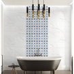 Carrara Aqua Stone 35cm x 35cm Mosaic Tile