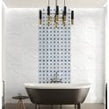 Carrara Aqua Stone 35cm x 35cm Mosaic Tile