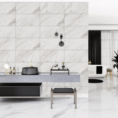 Carrara Classico Matt 30cm x 60cm Wall and Floor Tile