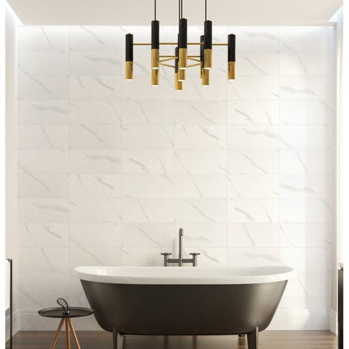 Carrara Gloss 25cm x 50cm Wall Tile