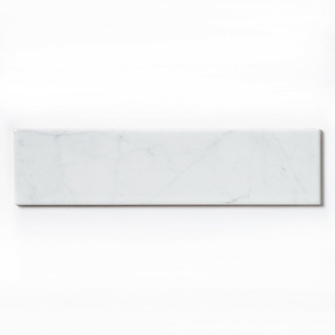 Equipe Carrara Gloss 7.5cm x 30cm Wall Tile