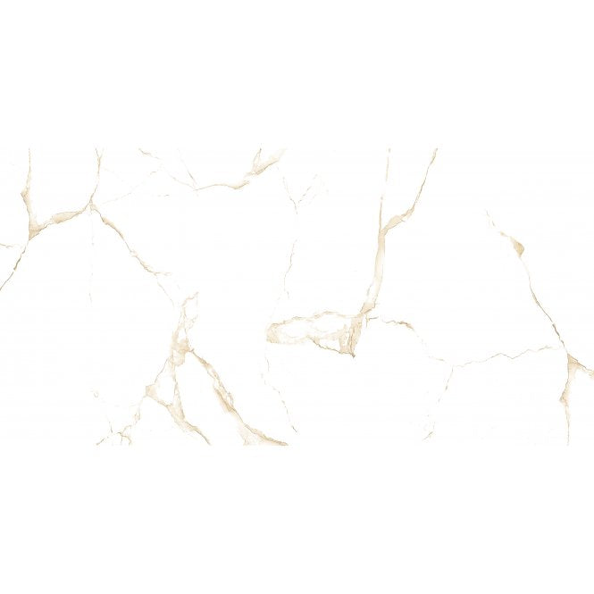 Carrara Gold Marble-Effect 60cm x 120cm Wall and Floor Tile