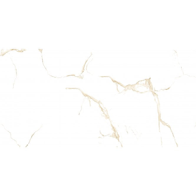 Carrara Gold Marble-Effect 60cm x 120cm Wall and Floor Tile