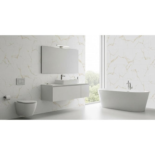 Carrara Gold Marble-Effect 60cm x 120cm Wall and Floor Tile