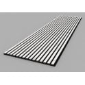 Carrara Grey Acoustic Wood Panel 240cm x 60cm x 21mm