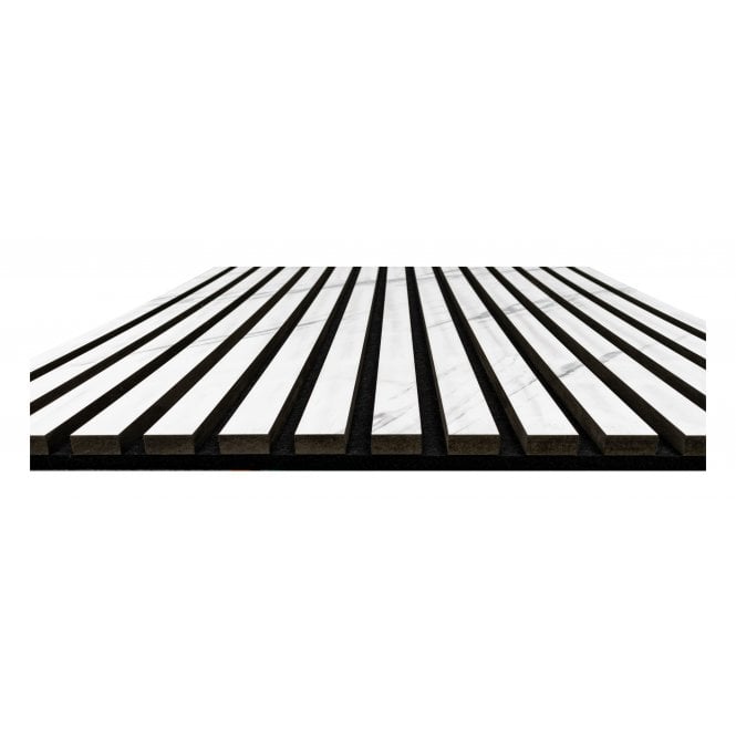 Carrara Grey Acoustic Wood Panel 240cm x 60cm x 21mm