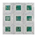 Carrara Jade Stone 35cm x 35cm Mosaic Tile