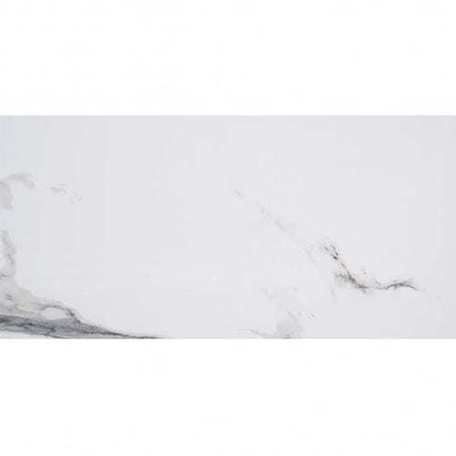 Carrara Marble Effect Matt 60cm x 30cm Wall & Floor Tile