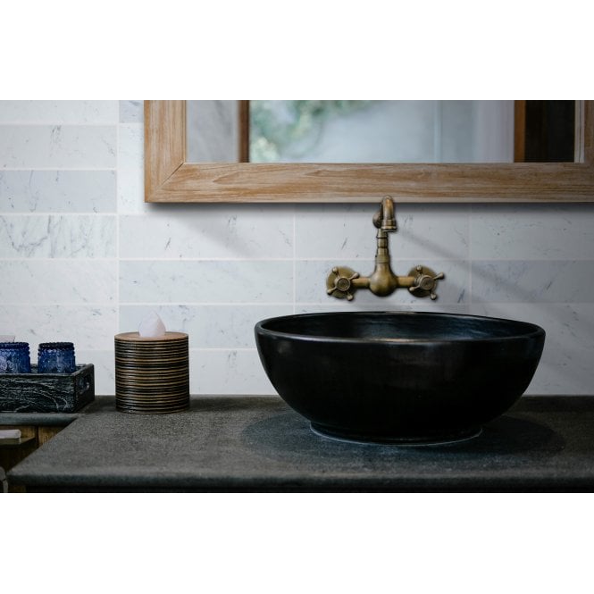 Carrara Marble White 7.5cm x 30.5cm Wall & Floor Tile