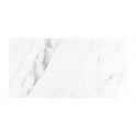Carrara White Gloss Marble Effect Rectified Porcelain 30cm x 60cm Wall & Floor Tile