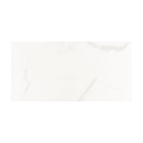 Carrara White Gloss Marble Porcelain 30cm x 60cm Multiuse Wall Tile