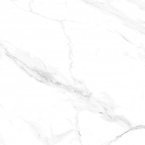 Carrera White Marble Effect Large Matt Porcelain Floor Tile 80cm x 80cm