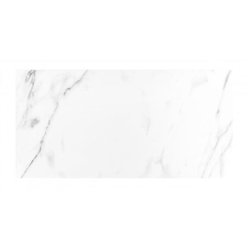 Carrara White Matt Marble Effect Rectified 30cm x 45cm Wall Tile