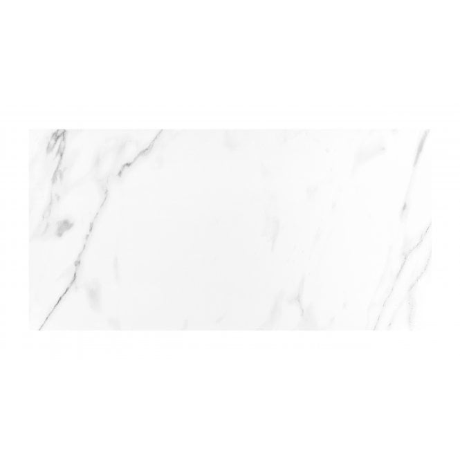 Carrara White Matt Marble Effect Rectified 30cm x 45cm Wall Tile