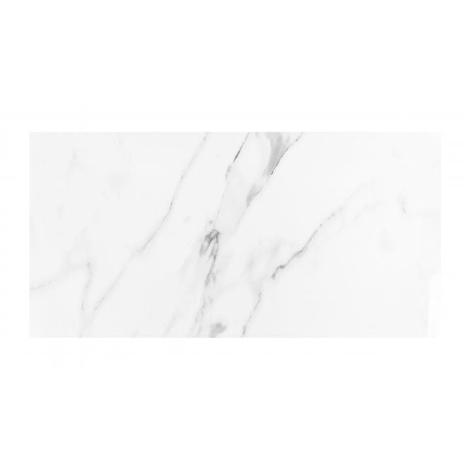 Carrara White Matt Marble Effect Rectified 30cm x 45cm Wall Tile