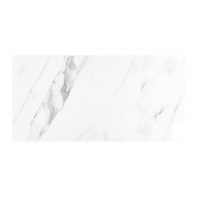 Carrara White Matt Marble Effect Rectified 30cm x 45cm Wall Tile