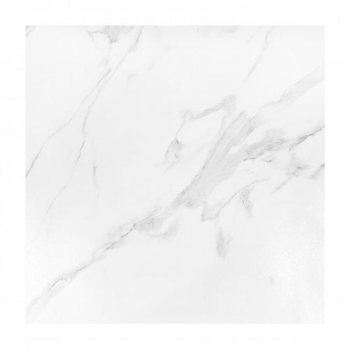 Carrara White Matt Marble Effect Rectified Porcelain 60cm x 60cm Wall & Floor Tile