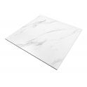 Carrara White Matt Marble Effect Rectified Porcelain 60cm x 60cm Wall & Floor Tile