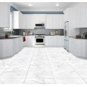 Carrara White Matt Marble Effect Rectified Porcelain 60cm x 60cm Wall & Floor Tile