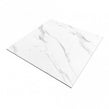 Carrara White Matt Marble Effect Rectified Porcelain Floor Tile 120cm x 120cm