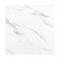 Carrara White Matt Marble Effect Rectified Porcelain Floor Tile 120cm x 120cm