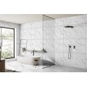 Carrara White Polished Marble Effect Rectified Porcelain Floor Tile 60cm x 120cm0cm x 120cm