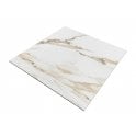 Carrera Gold Marble Effect Rectified Large Matt Porcelain 80cm x 80cm Floor Tile