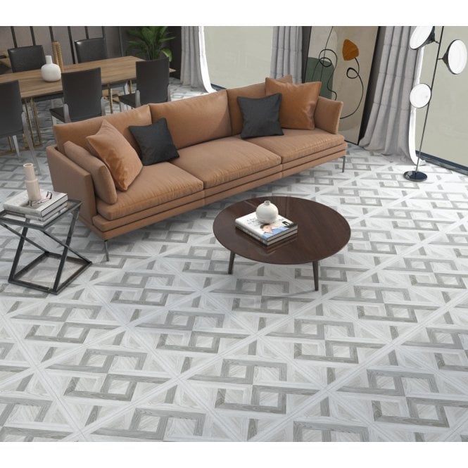 Cassano Grey Matt 60cm x 60cm Wall and Floor Tile