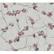 Cemented Floral Pink Wallpaper