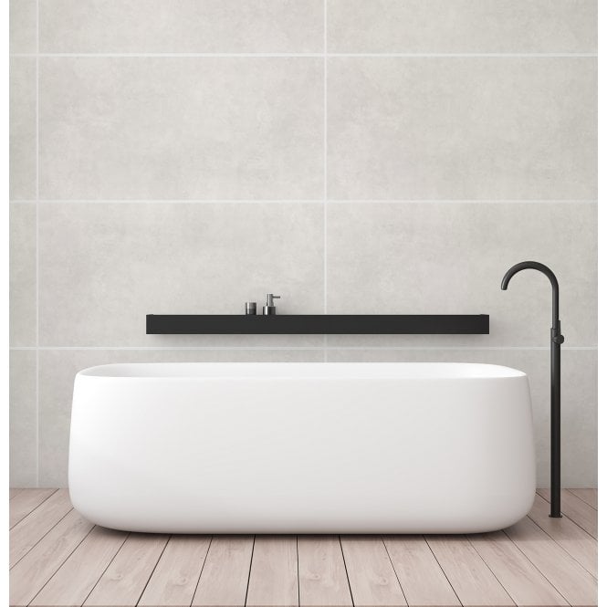 Cementino White Matt 60cm x 120cm Wall & Floor Tile