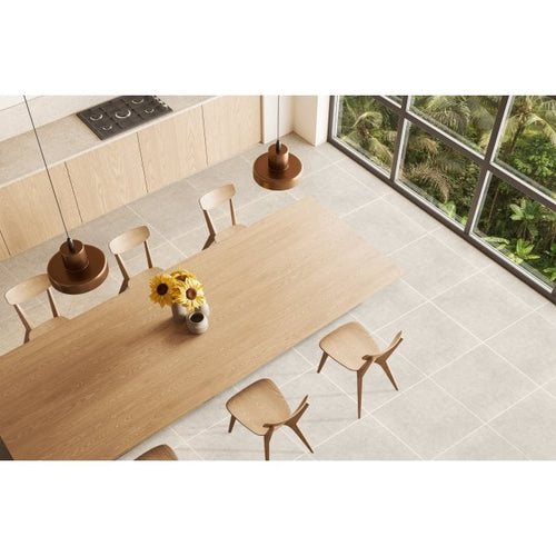 Cementino White Matt 80cm x 80cm Wall and Floor Tile