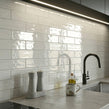 Cementum White 13cm x 39.5cm Wall Tile