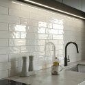 Cementum White 13cm x 39.5cm Wall Tile