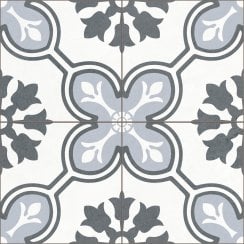 Chateau Blue 45cm x 45cm Wall & Floor Tile