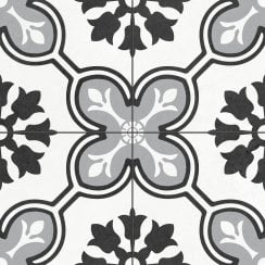 Chateau Noir 45cm x 45cm Wall & Floor Tile